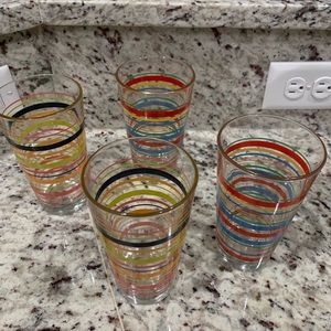Fiestaware drinking glasses
